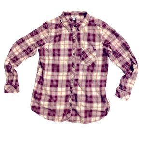 Women’s Burgundy Flannel